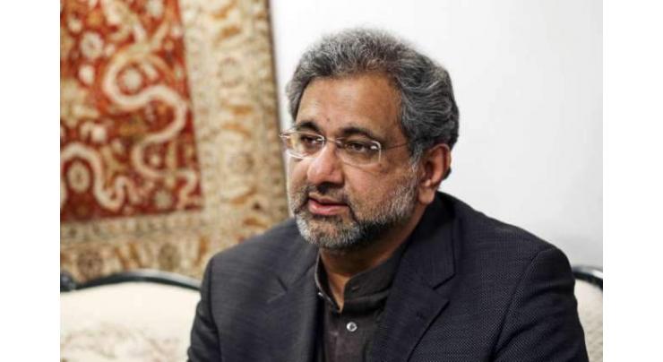Prime Minister Shahid Khaqan Abbasi urges institutions to show mutual respect 