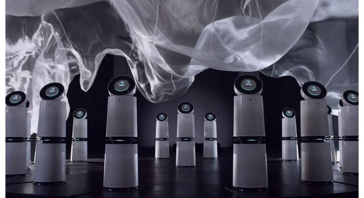 World-renowned Air Sculpture Artist Daniel Wurtzel collaborates with LG PuriCare™ air purifier