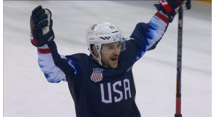 USA routs Slovakia to reach Olympic men's hockey quarter-finals 
