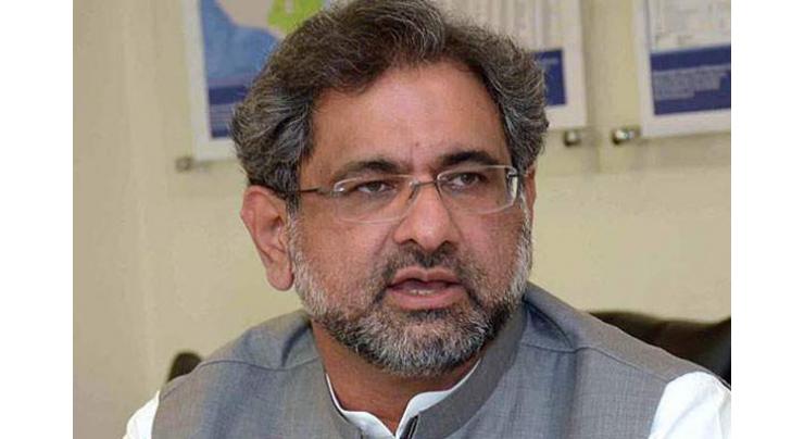 PM Shahid Khaqan Abbasi directs completion of Islamabad airport work before mid of April 