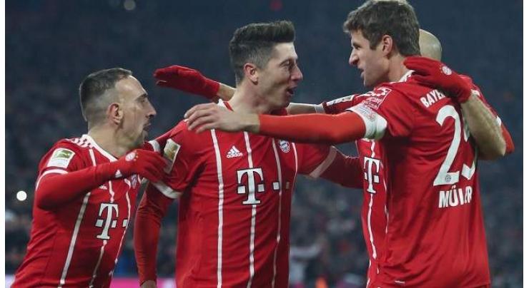 Football: Bayern Munich v Besiktas starting line-ups 