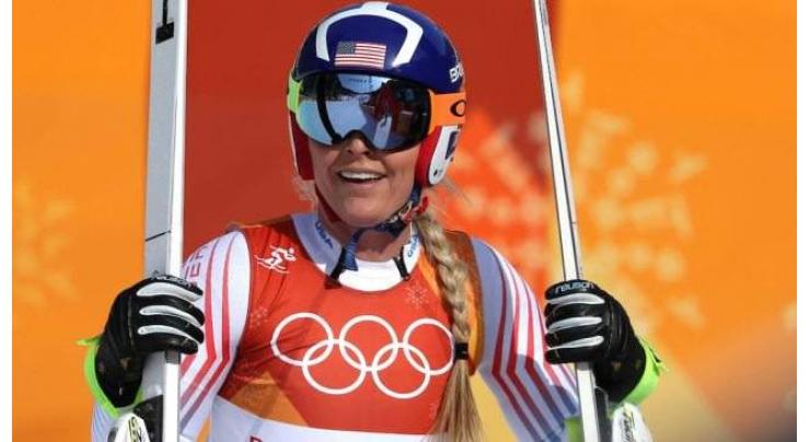 Italy's Goggia wins Olympic downhill, Vonn third 