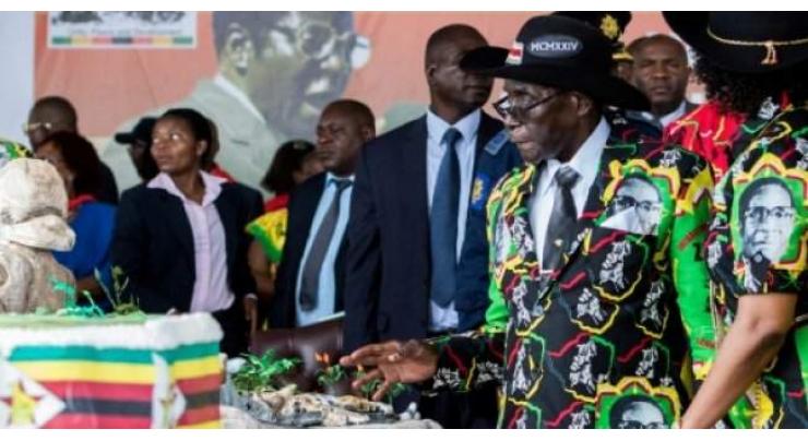 Subdued birthday for Zimbabwe's ousted Mugabe 