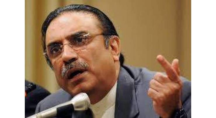 Asif Ali Zardari condoles demise of Mian Akbar Shah Kakakhel 
