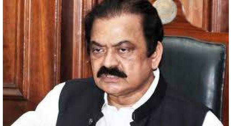 Govt believes in promotion of economic activities in province: Punjab Law Minister Rana Sanaullah Khan 
