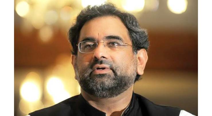 Prime Minister Shahid Khaqan Abbasi acknowledges role of artists in society 