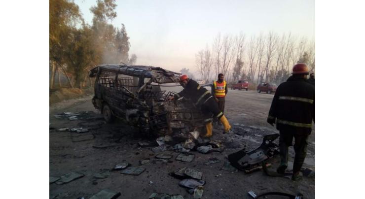 Road accident injures 37 in Charsadda
