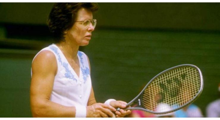 'Make world a better place', Billie Jean King tells tennis stars
