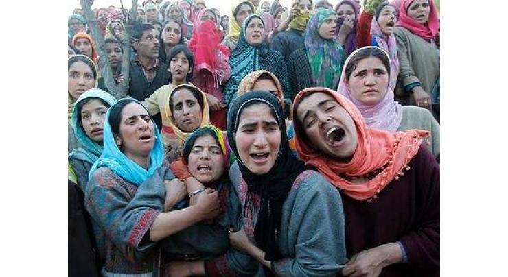 Kashmir woman in Indian occupied Kashmir faces grim era of life as Valley turns into hell: KIIR
