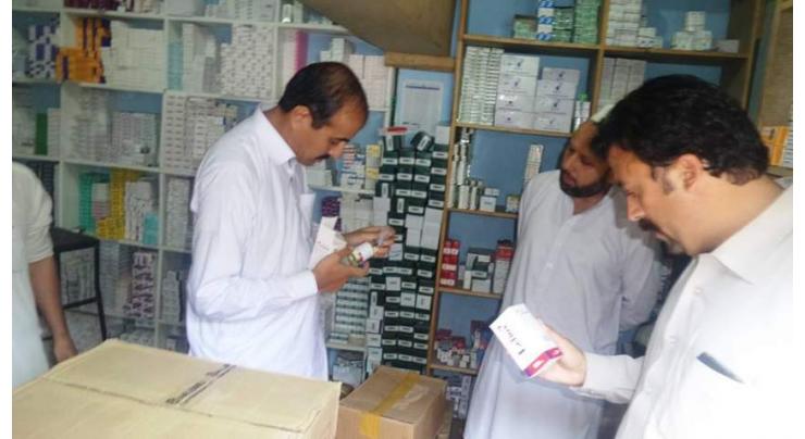 Drug stores, distributors checked in Timergara in Peshawar

