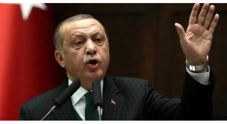 Recep Tayyip Erdogan vows to press Syria offensive to key Kurdish-held towns
