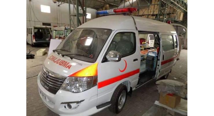 Four ambulances provided to basic health units in Faisalabad
