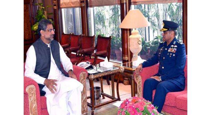 PM lauds meritorious services of outgoing Air Chief Marshal Sohail Aman
