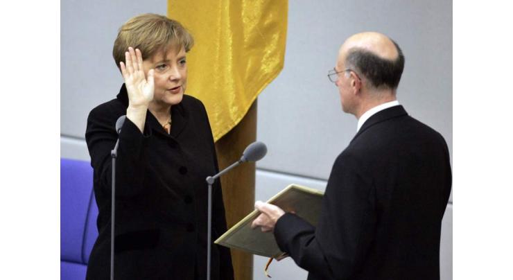 Merkel takes oath of office for fourth term
