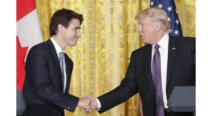 Trump boasts he made up trade claim in Trudeau meeting
