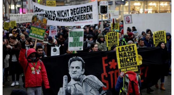 Anti-racists protest against Austrian government
