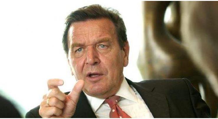 Ukraine urges sanctions against German ex-leader Schroeder

