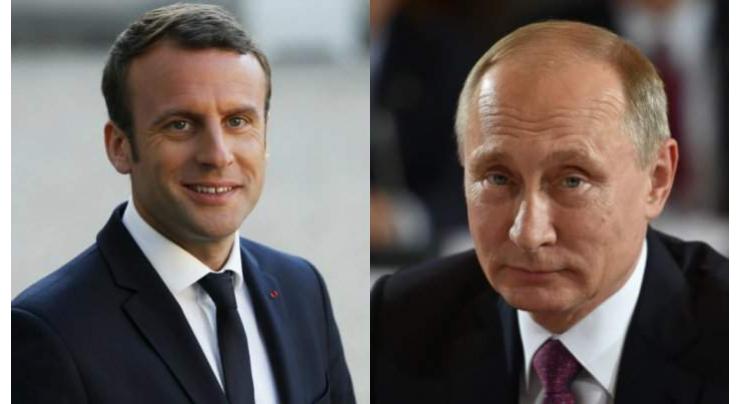 Macron congratulates Putin on re-election
