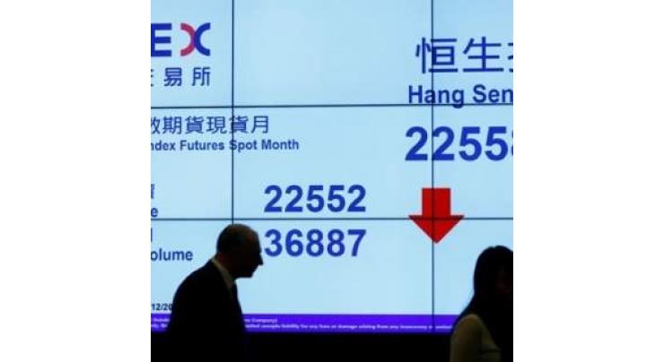 Hong Kong stocks reverse early gains to end down 21 March 2018
