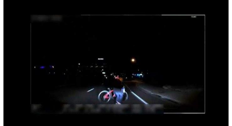 Dashcam video shows final seconds before fatal Uber crash
