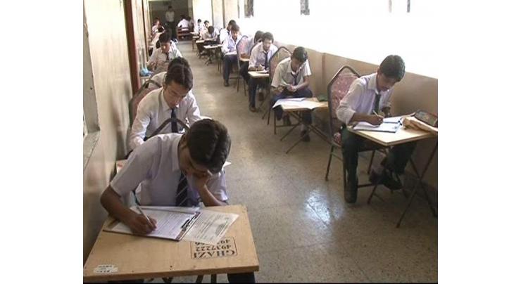 Matric exams in 10 districts of Sindh Hyderabad to start from Tuesday
