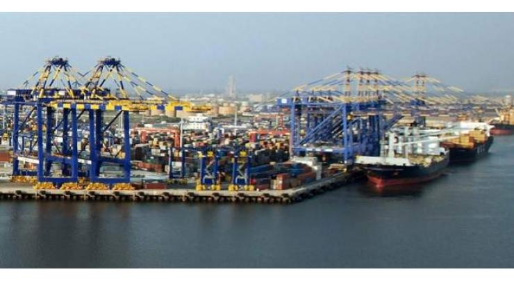 Shipping Activity at the Port Qasim 27 March 2018
