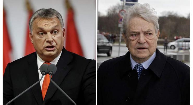 Hungarian people want to 'stop Soros', Orban says
