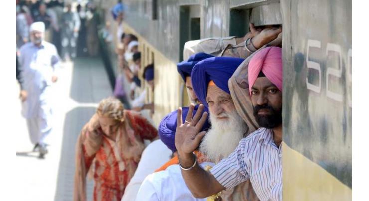 Over 1500 sikh yatrees arrived to celebrate Baisakhi
