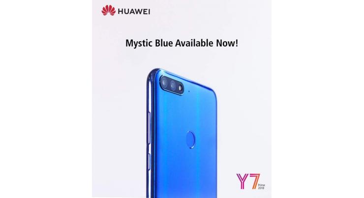 HUAWEI Y7 Prime 2018 Puts the Market on Fire Again with Mystic Blue Colour