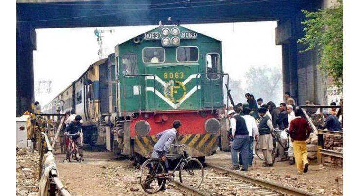 Man crushed to death while crossing railway track
