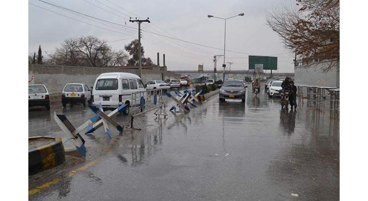 Quetta receives rain
