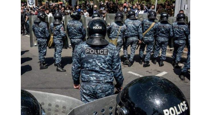 Armenia police detain dozens of anti-government protesters
