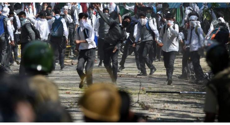 Kashmir boils with students' anger
