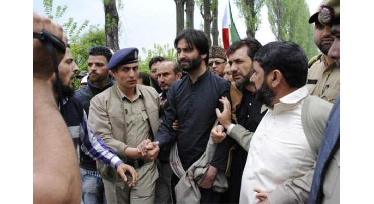 Indian police arrest Yasin Malik in Srinagar
