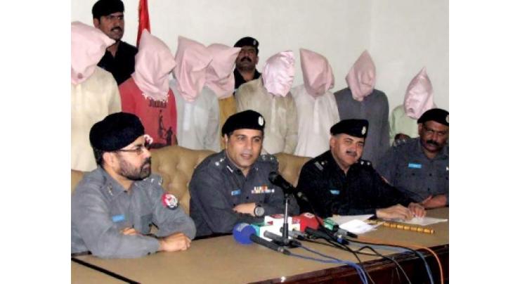Robbers gang arrested in Faisalabad 
