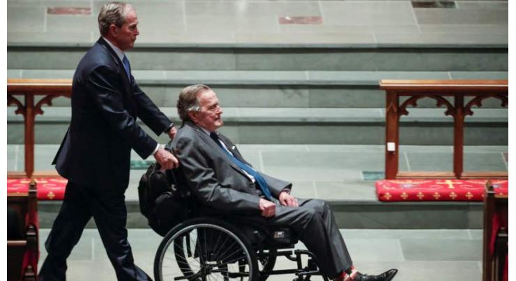 George H.W. Bush in hospital with blood infection
