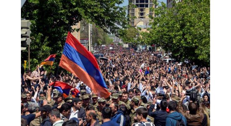 Tens of thousands protest as Armenia crisis deepens
