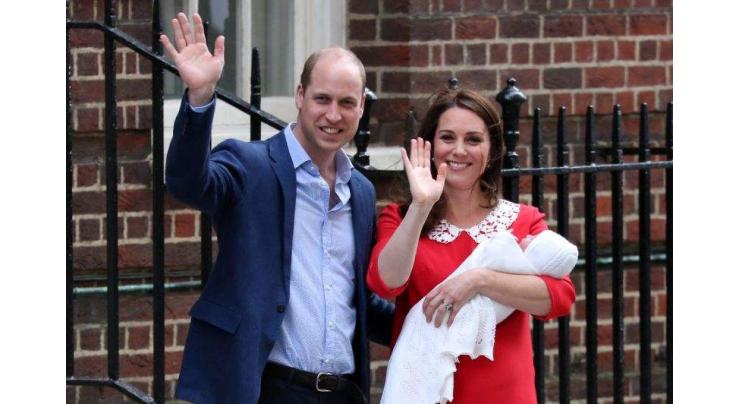 Prince William and Kate name baby son Louis
