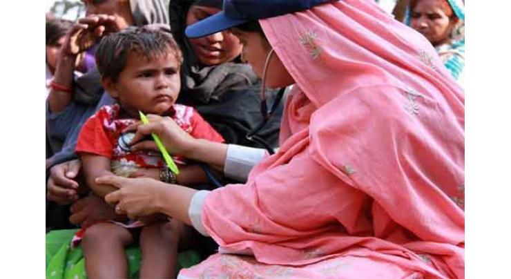 Five children die, several affected of measles in Ghotki