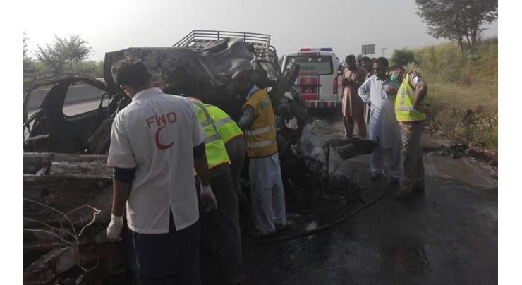 Road accident kills three Rawalpindi-Kohat 
