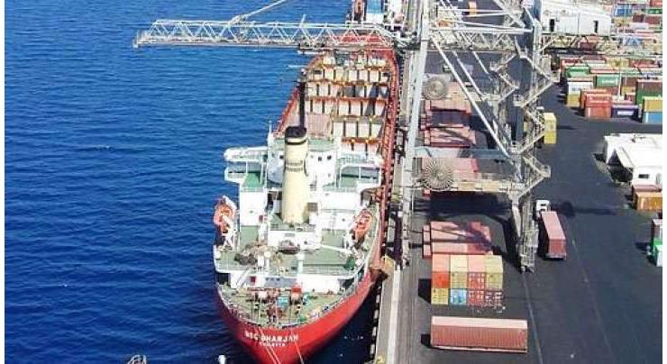 Shipping activity at Port Qasim 09 May 2018
