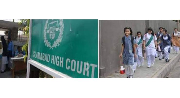 Islamabad High Court (IHC)  barres private schools from collecting fees for summer vocations
