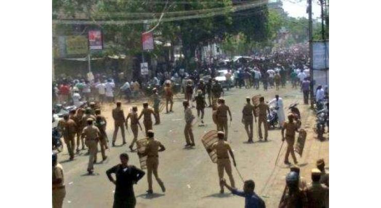 Police open fire for second day in India protest city
