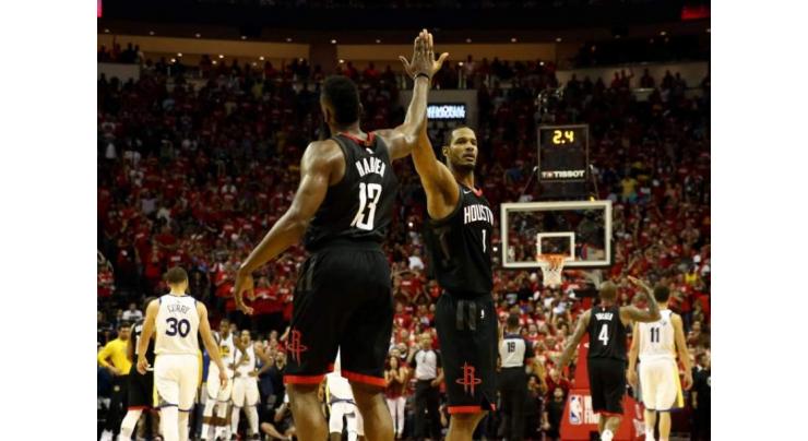 Rockets outlast Warriors, edge closer to NBA Finals
