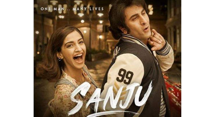 Sanju’s fresh poster is a still from his crazy love life