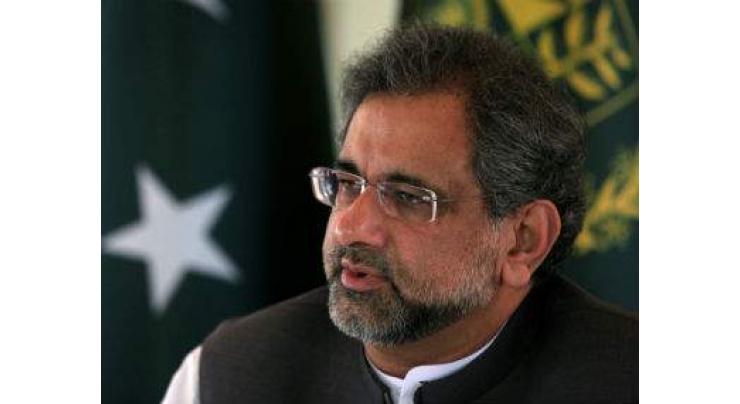 PML-N believes in politics of decency, service to masses: Prime Minister Shahid Khaqan Abbasi