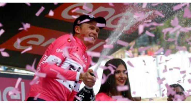 Froome on brink of Giro d'Italia triumph as Nieve wins 20th stage
