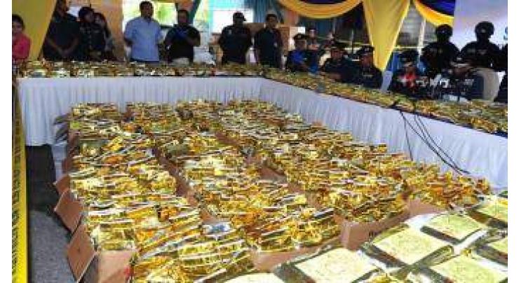 Malaysia makes record 1.2 tonne seizure of crystal meth

