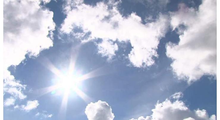 Hot, dry weather with chances of dust raising winds 