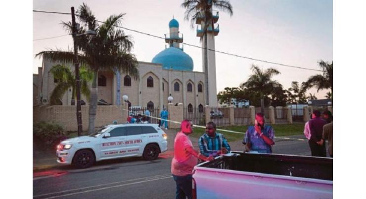 Two stabbed to death in South Africa mosque, assailant killed: police
